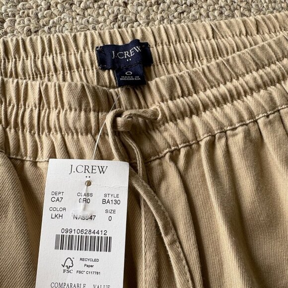 J. Crew Cotton Blend Jogger Pants | Size 0 | NWT - Picture 2 of 8